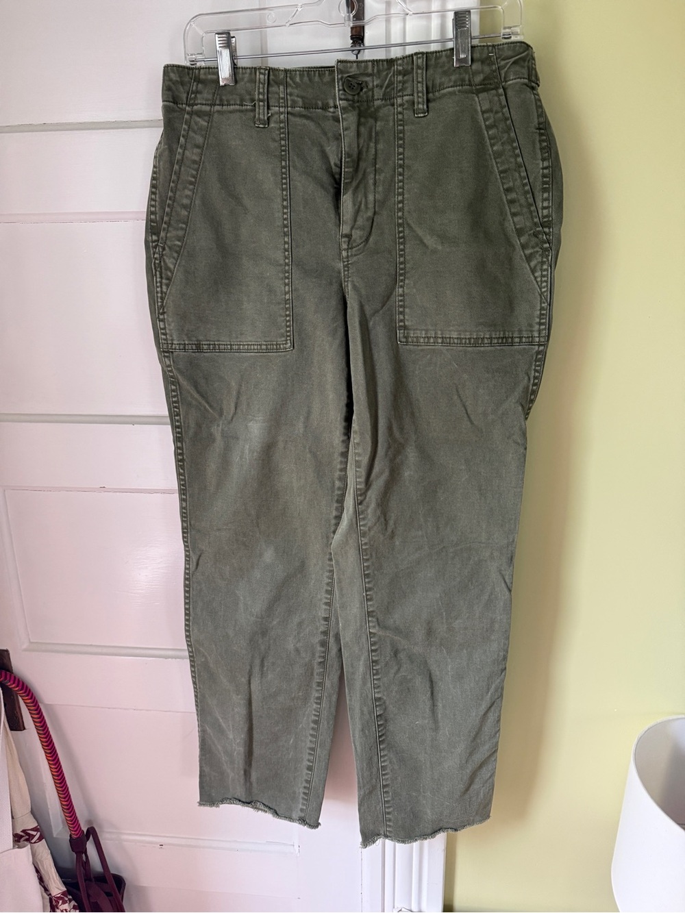 Madewell Olive Utility Cargo Pants